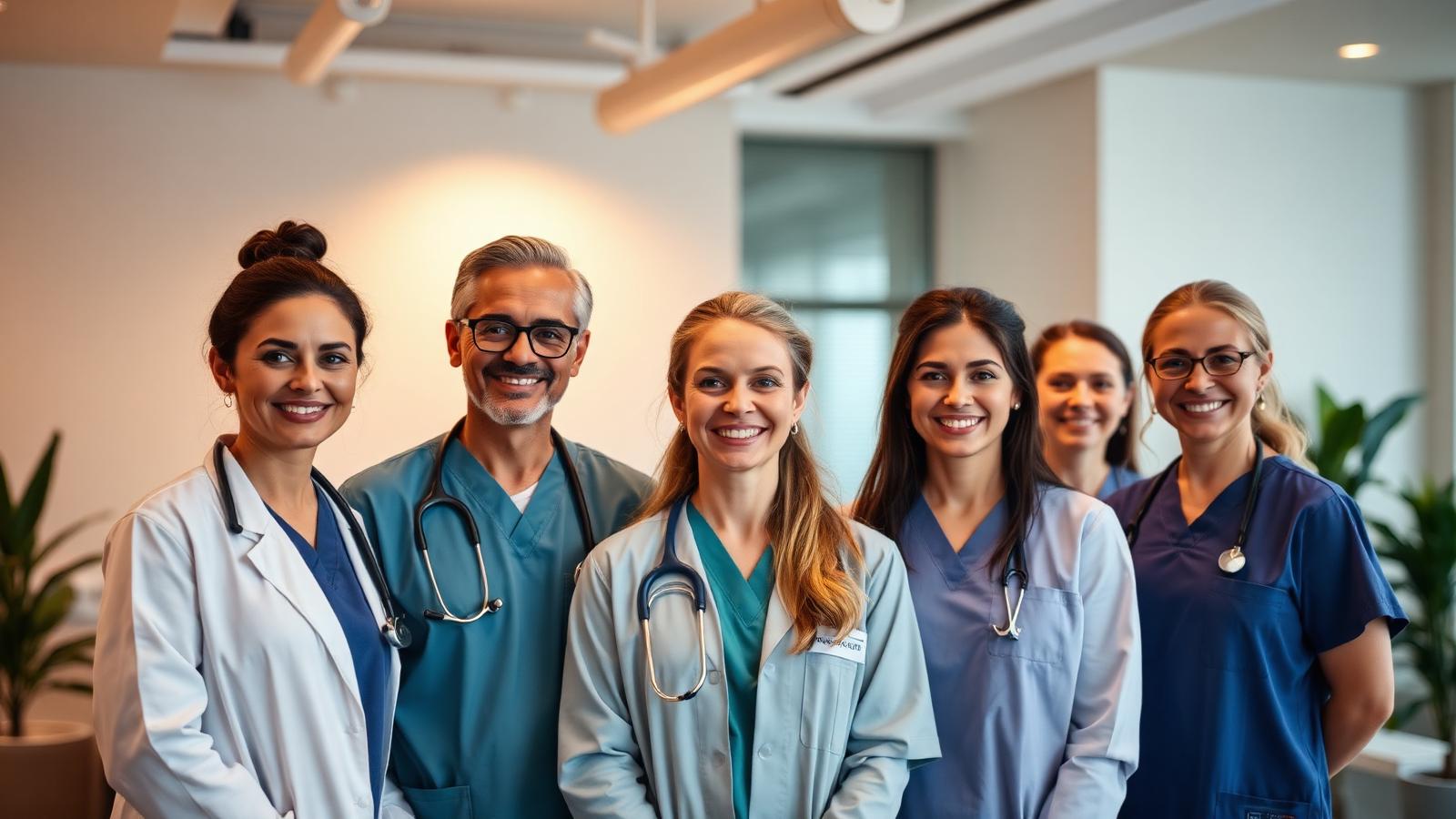 Clinical team in consultation