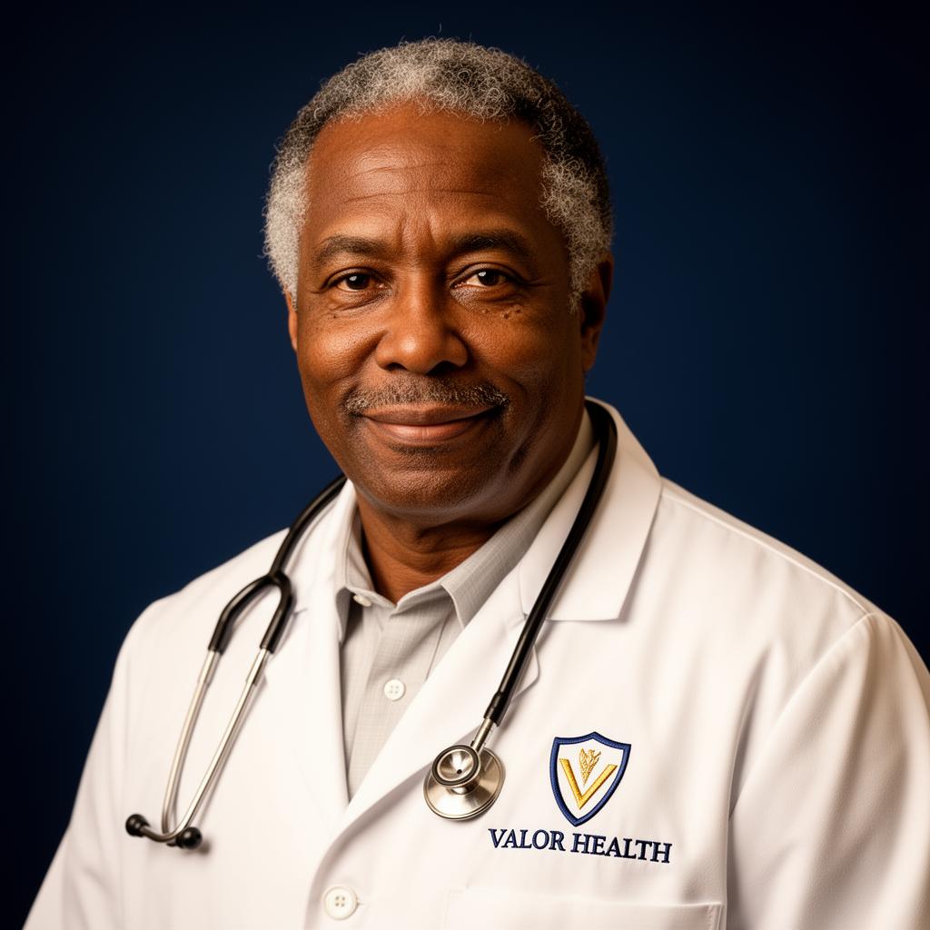 Portrait of Dr. Marcus Ellington, Medical Director, Psychiatry at Valor Health
