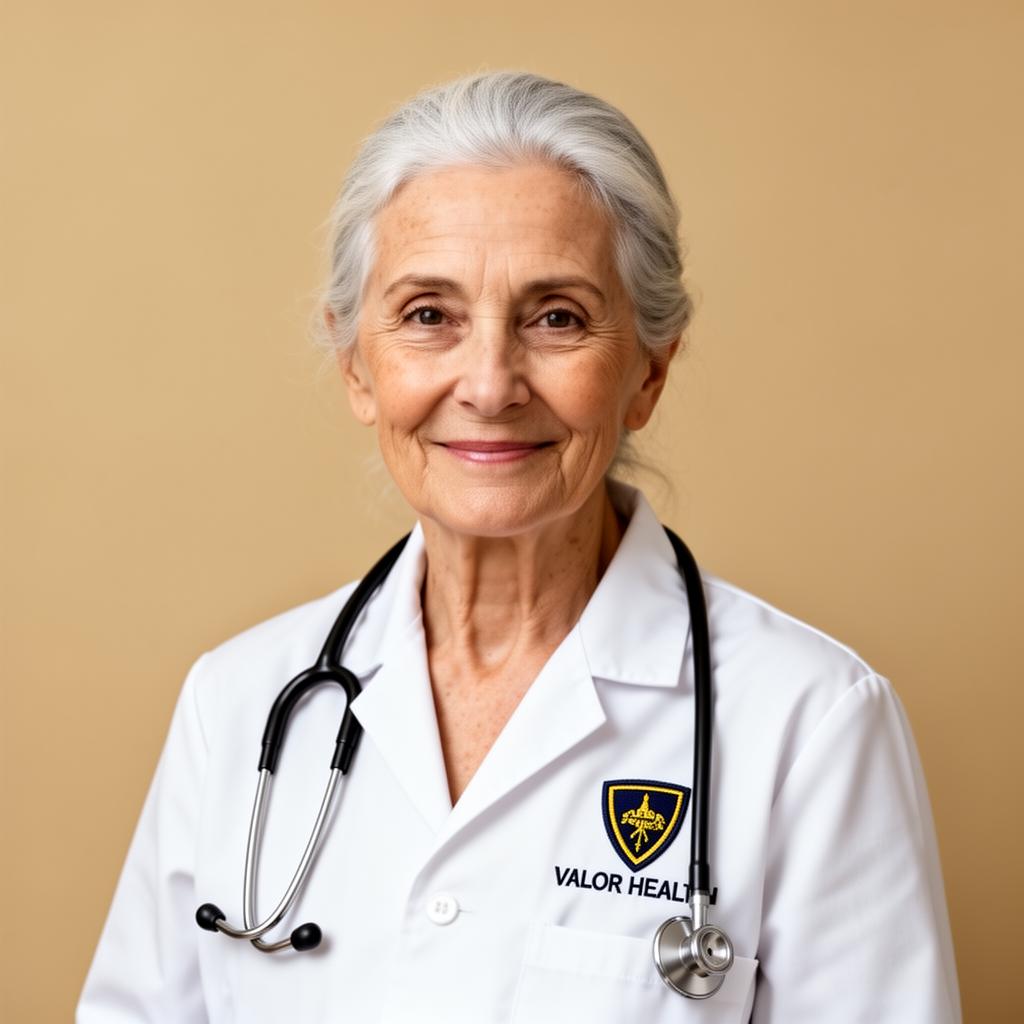 Portrait of Dr. Margaret Holloway, Senior Clinical Psychologist at Valor Health